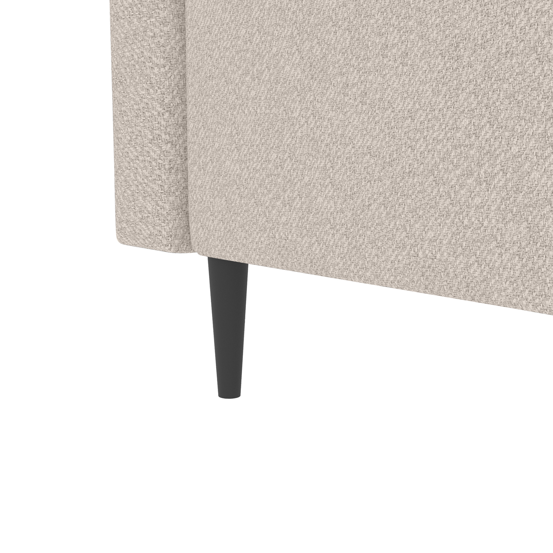 Boxspringbett - beige - inklusive Topper - 180x200 cm