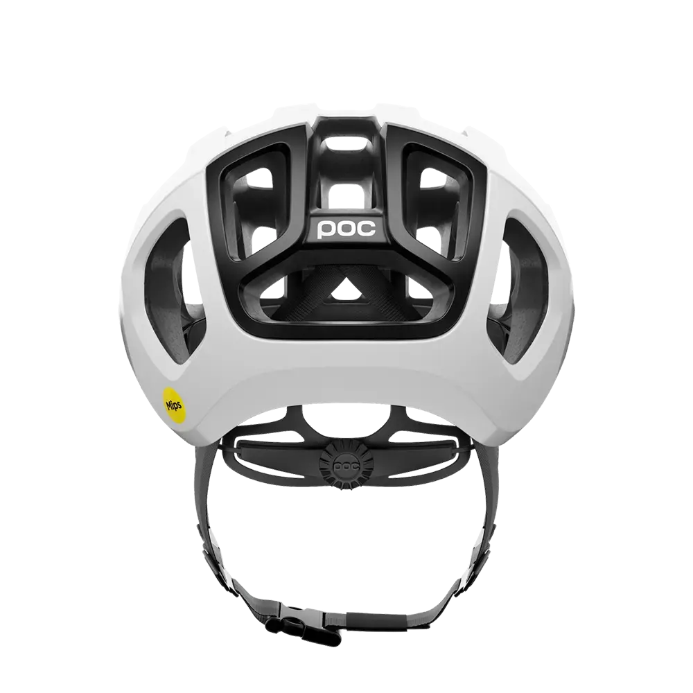 POC Ventral Air MIPS Race Fietshelm Wit/Mat Zwart