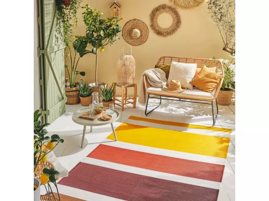 Tapis extérieur en polypropylène Spargi 1744 orange 180 x 280 cm