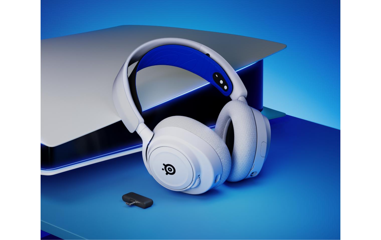 Headset Arctis Nova 7P Blau/Weiss<br>Wireless Gaming-Headset