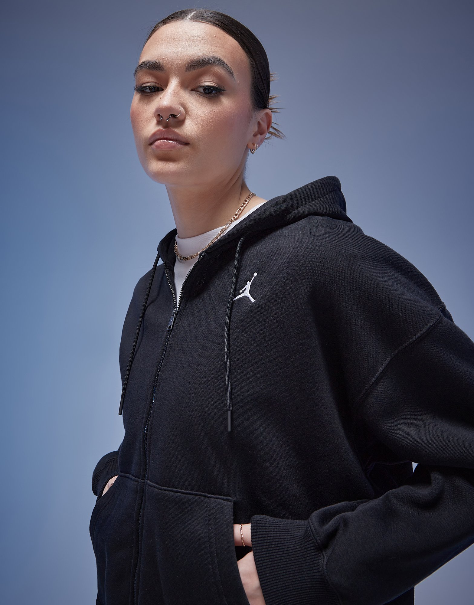 Jordan Sweat à Capuche Zippé Brooklyn Femme
