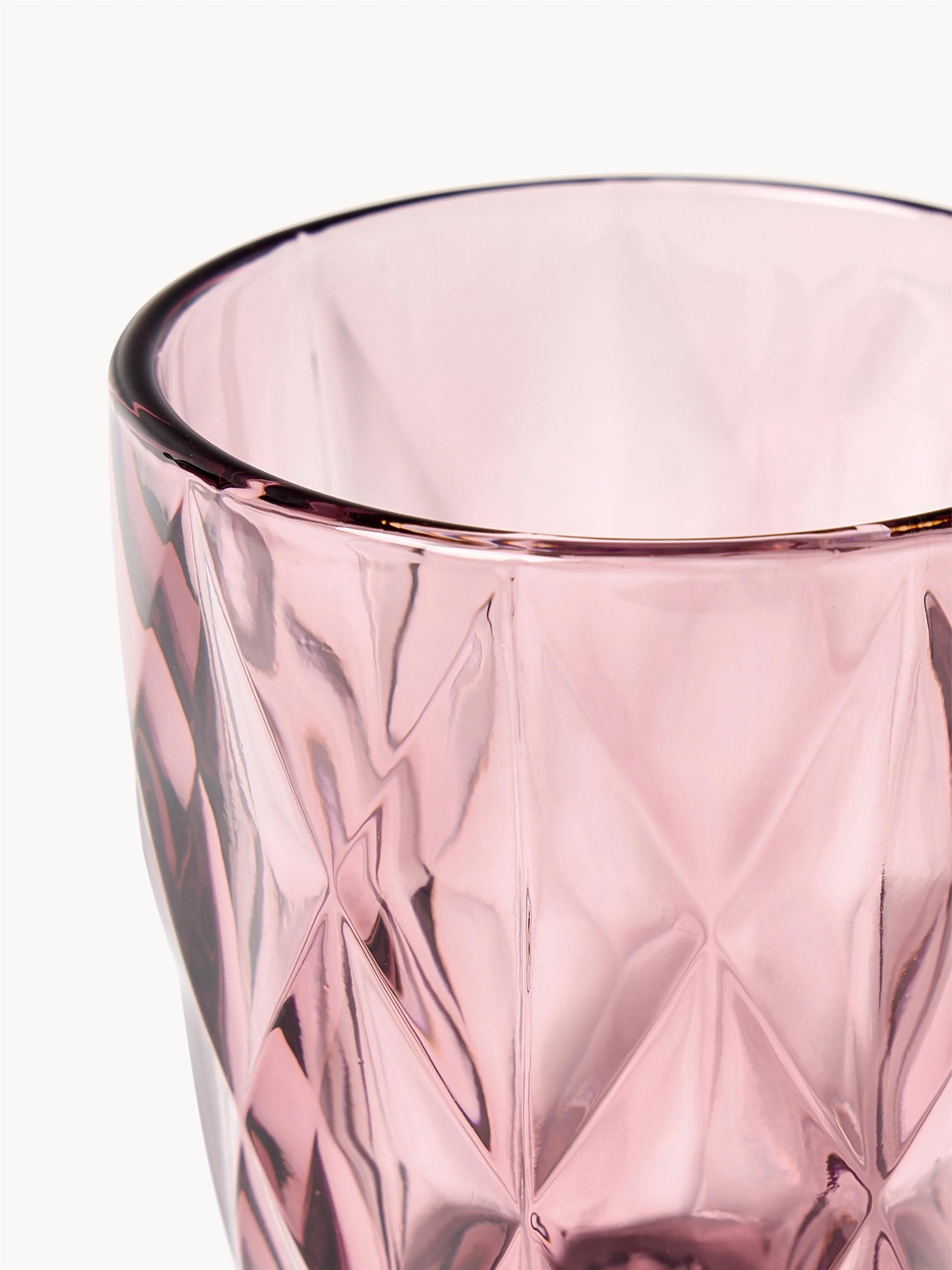 Drinkglazen Colorado met textuurpatroon, 4-delig