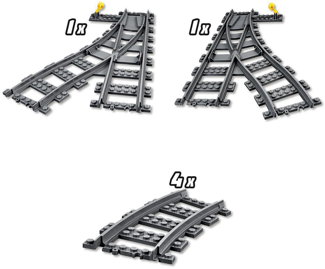 LEGO® Konstruktionsspielsteine »Switch Tracks (60238),  LEGO® City« Made in Europe