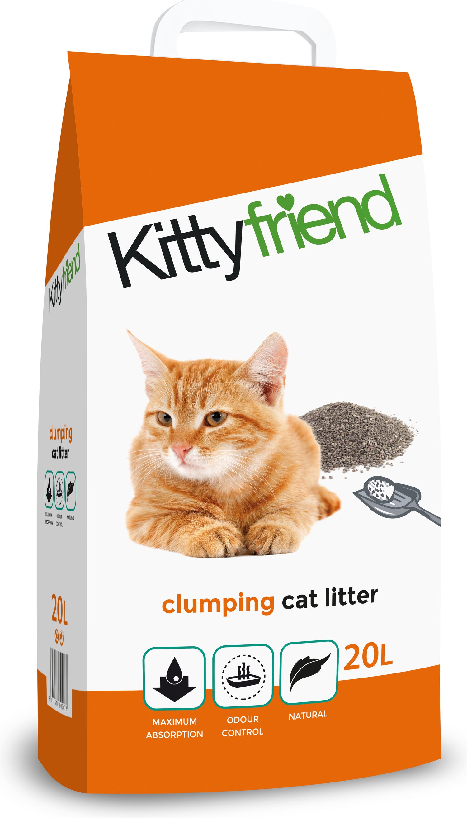 Kitty Friend kattenbakvulling klontvormend 20 L