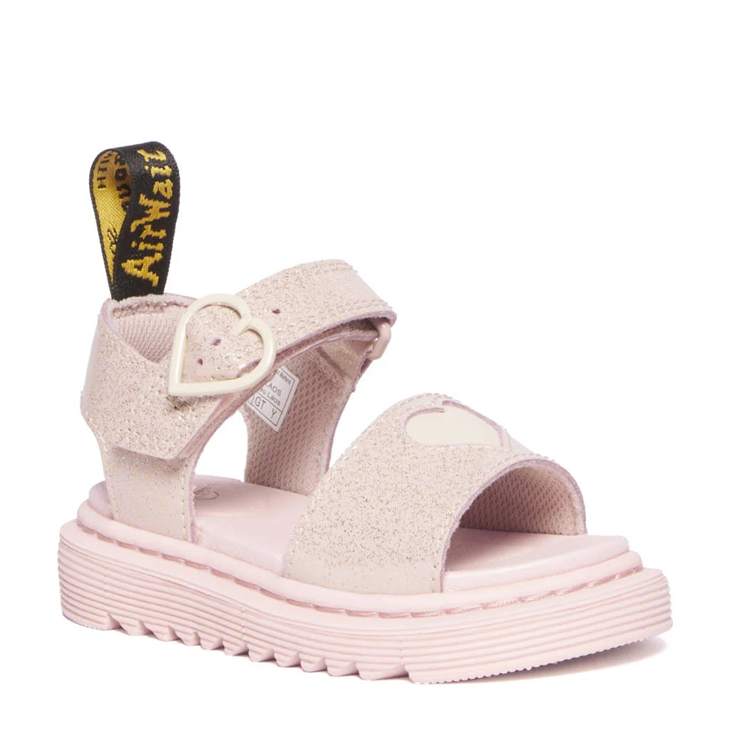 Dr. Martens Marlowe Hearts Tleren sandalen Powder Pink