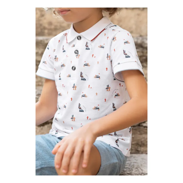 Tartine et Chocolat Polo Jardin Secret | Blanc
