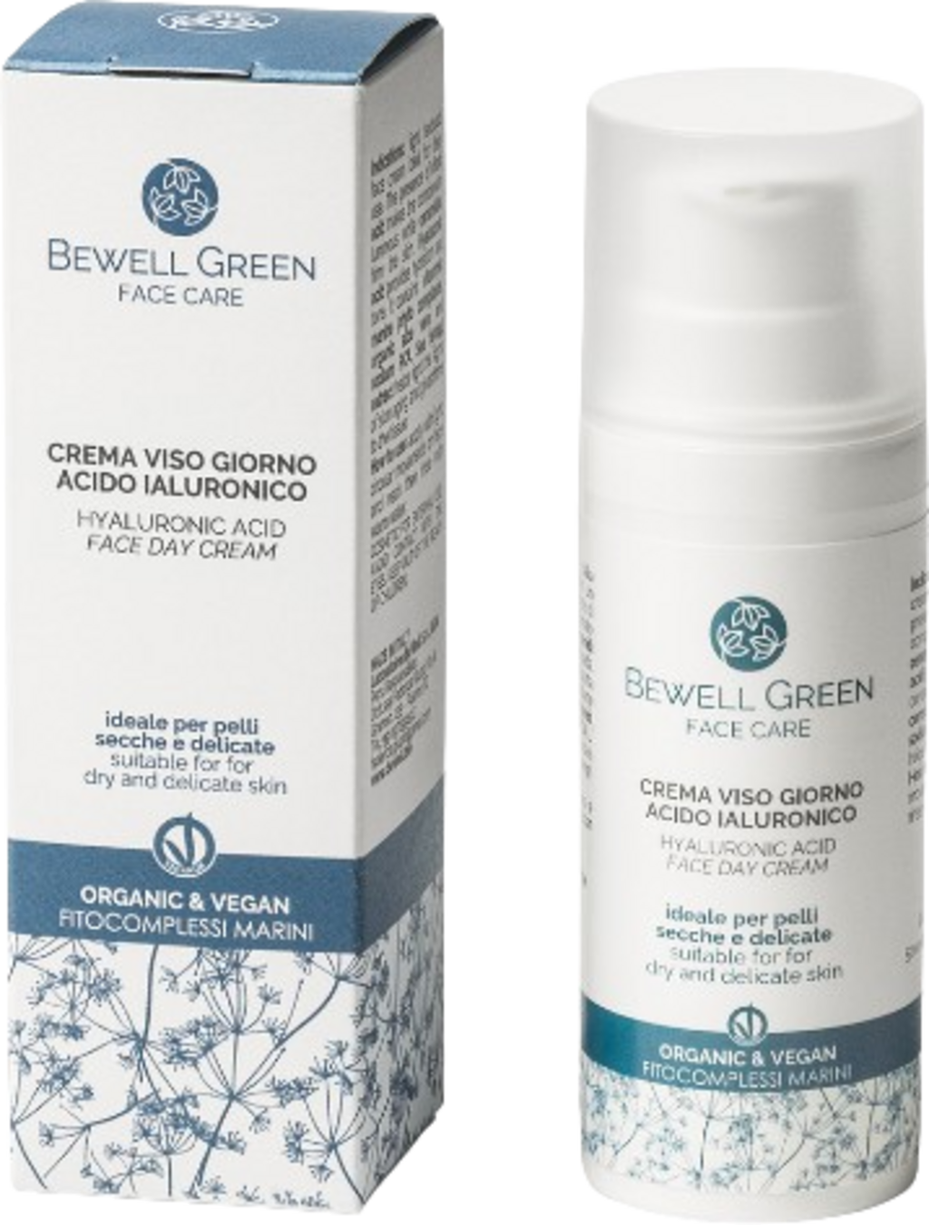 BeWell Green  Seaweed & Hyaluronic Acid Day Cream, 50 ml
