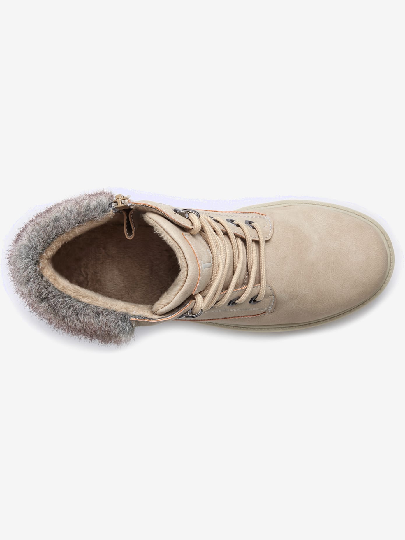 Bottines à lacets avec doublure toute douce