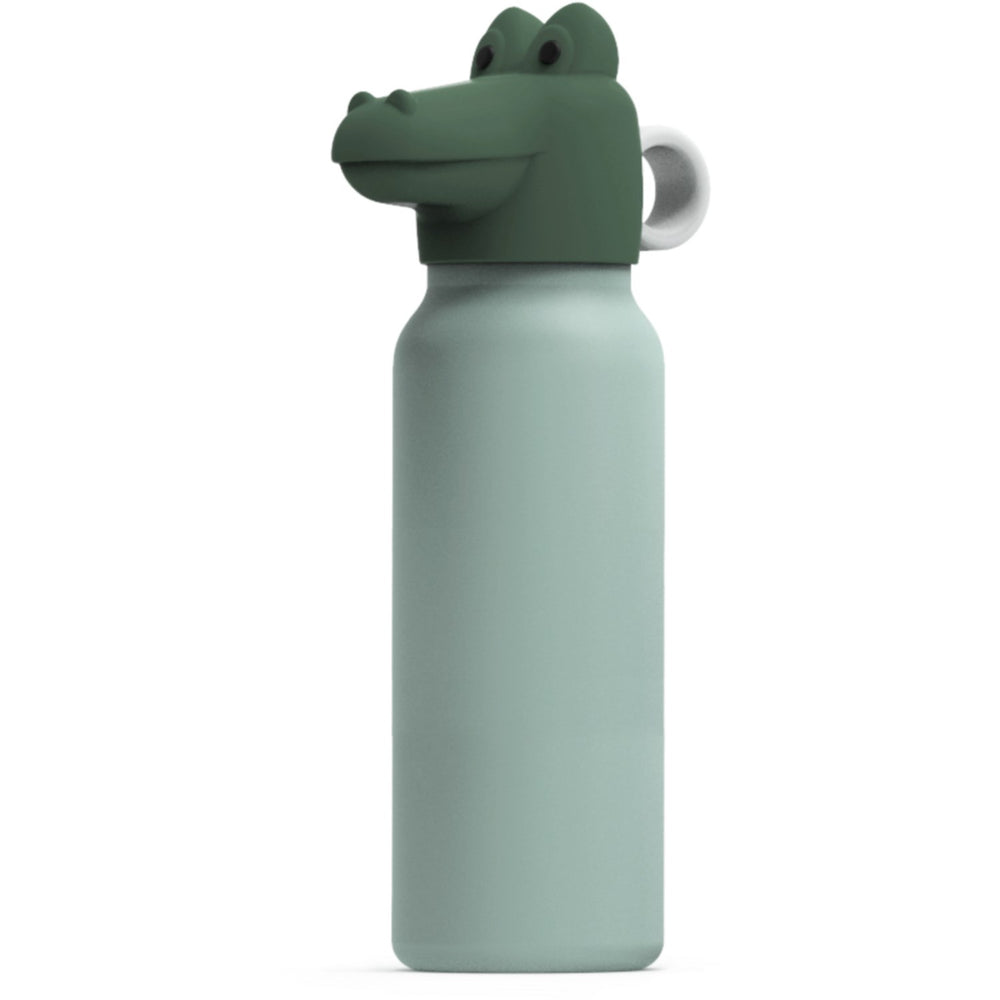 Køb LIEWOOD Peppermint / Garden Green Falk Water Flaske Med Crocodile Lid 350 Ml