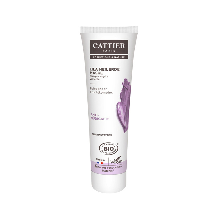 Cattier lila Heilerde Maske, 100 ml