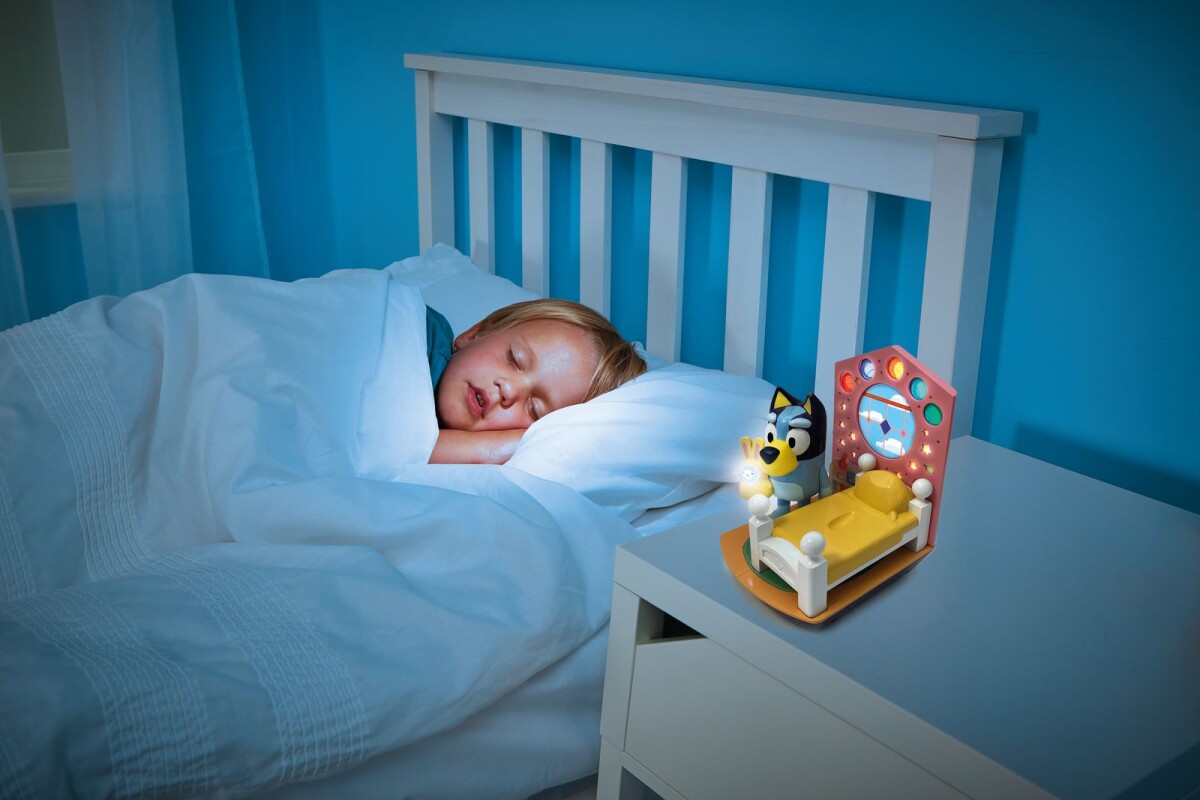 Goglow - Bluey 2-I-1 Natlampe Og Lommelygte - 14 CM