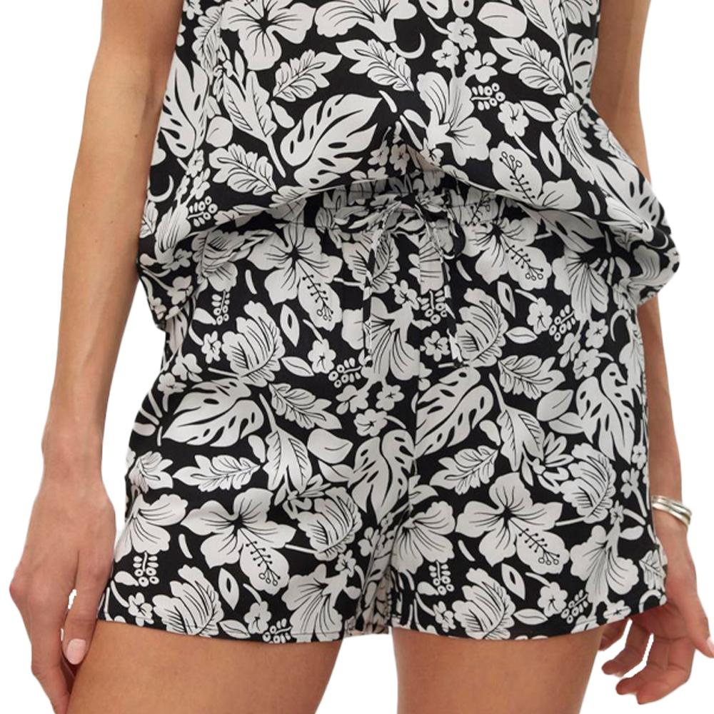 Vero Moda Short Noir/Beige à Motifs Femme Vero Moda Easy Joy