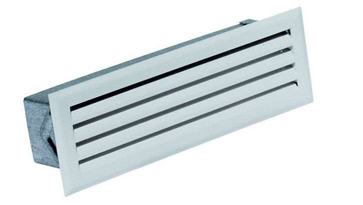 Grille de décompression avec précadre blanc 195 x 60 DMO