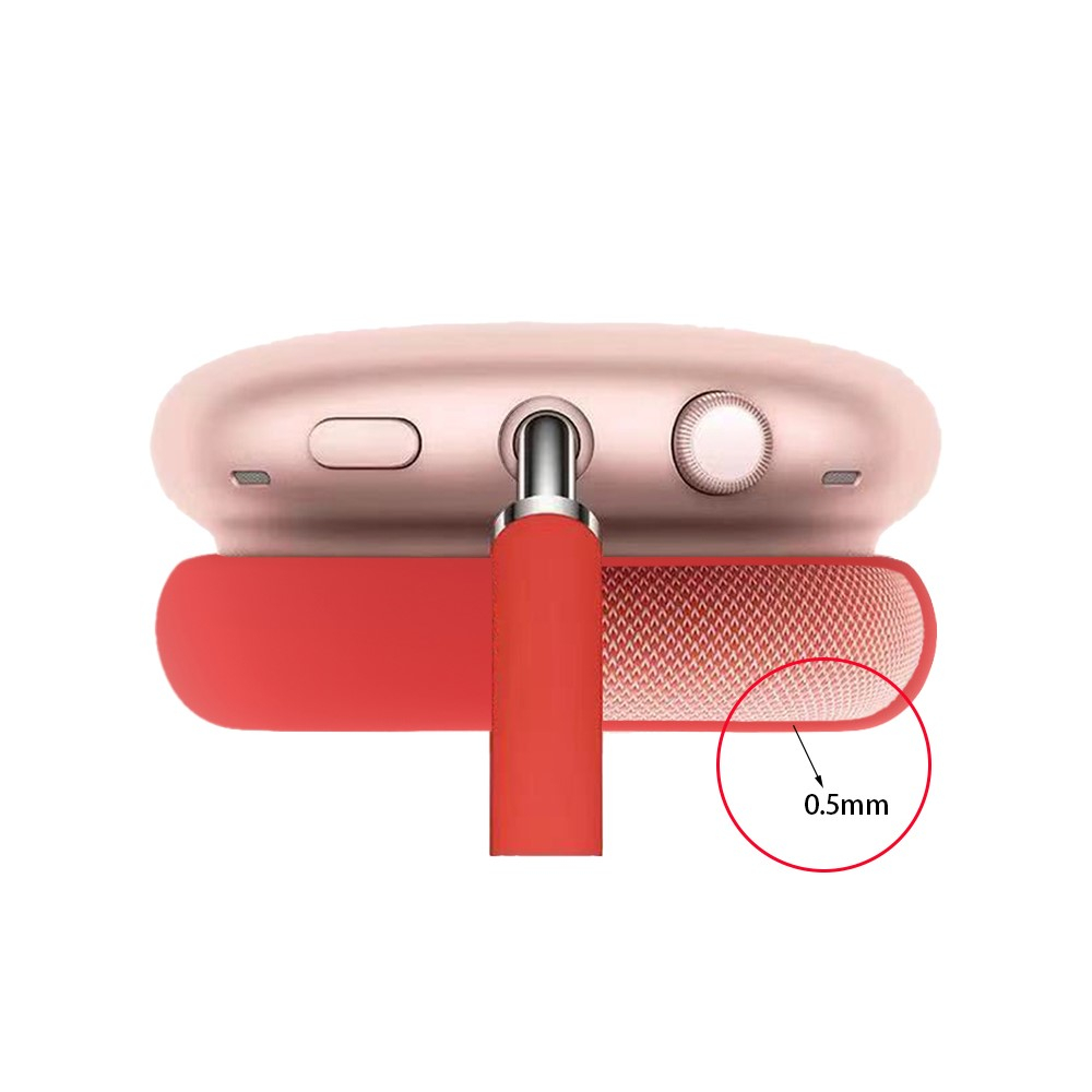 (5-tlg.Set) AirPods Max Silikon Hülle Schutz Abdeckung - Türkis