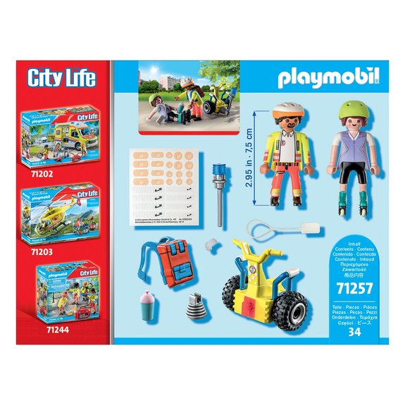 Starter Pack Secouriste avec giropode Playmobil City Life 71257