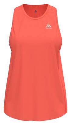 Débardeur Running Femme Odlo Zeroweight Chill-Tec Corail