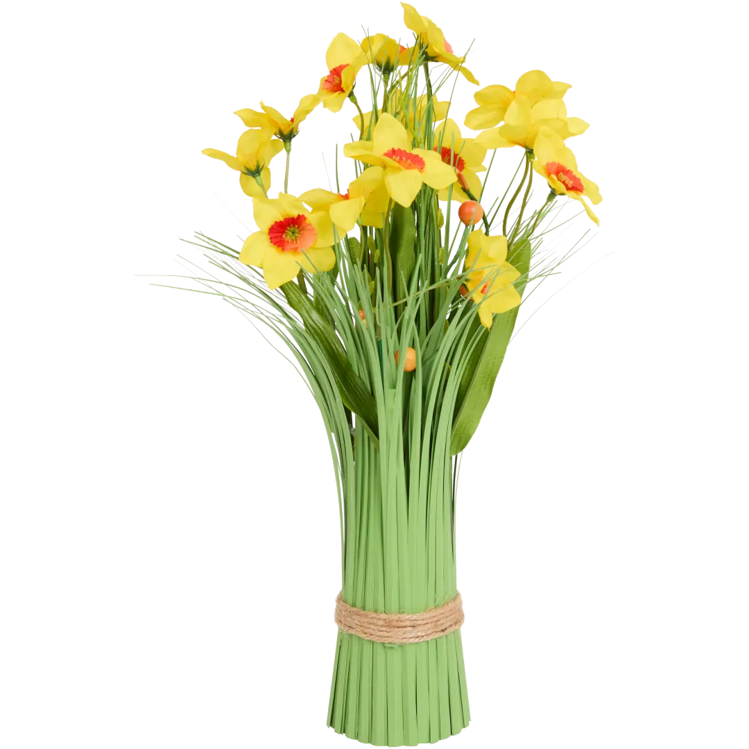 Touffe d'herbe avec fleurs Home Accents