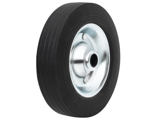 VIDAXL - Roue de jauge ø20x5 cm caoutchouc solide et acier