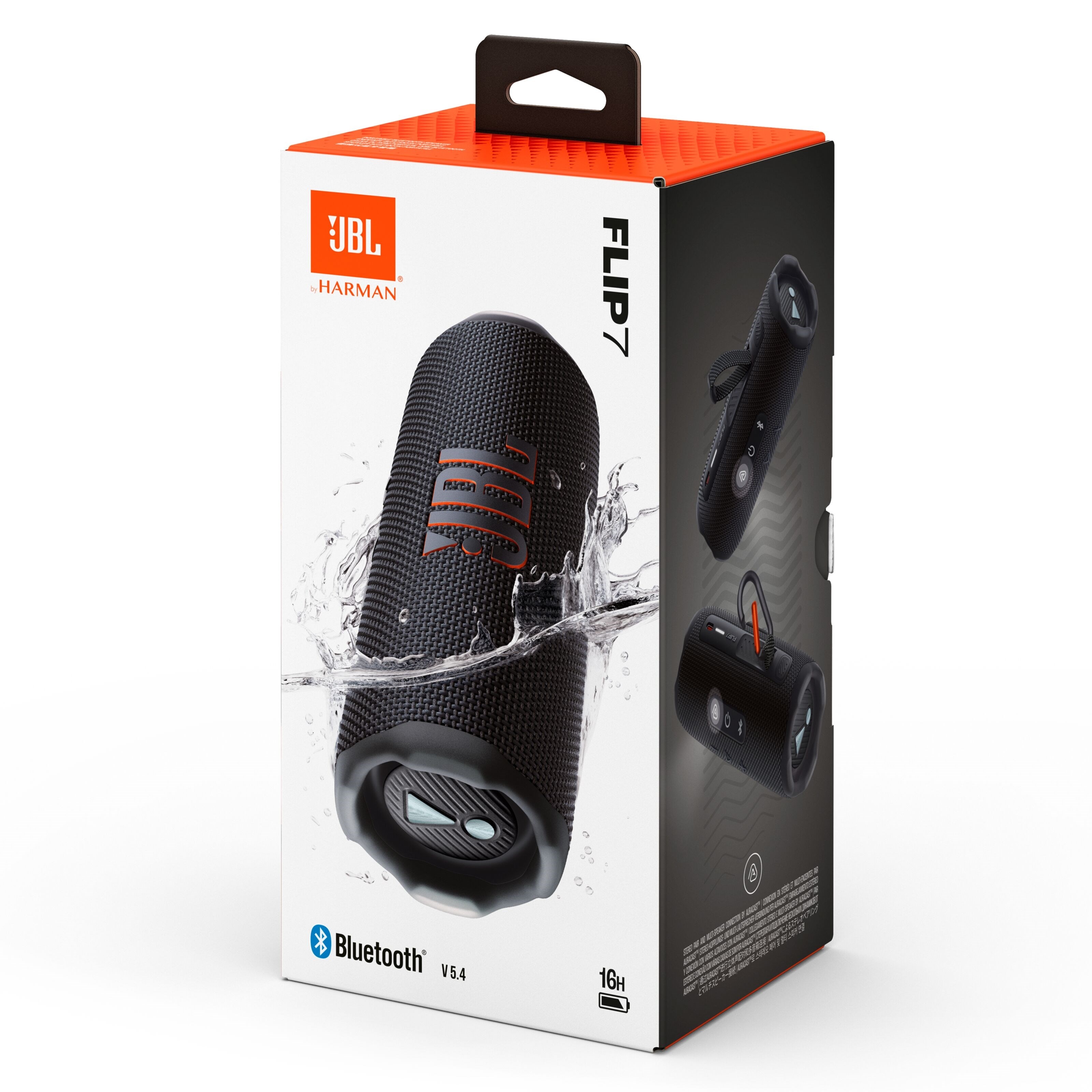 JBL Flip 7 Portabel trådløs høyttaler Svart