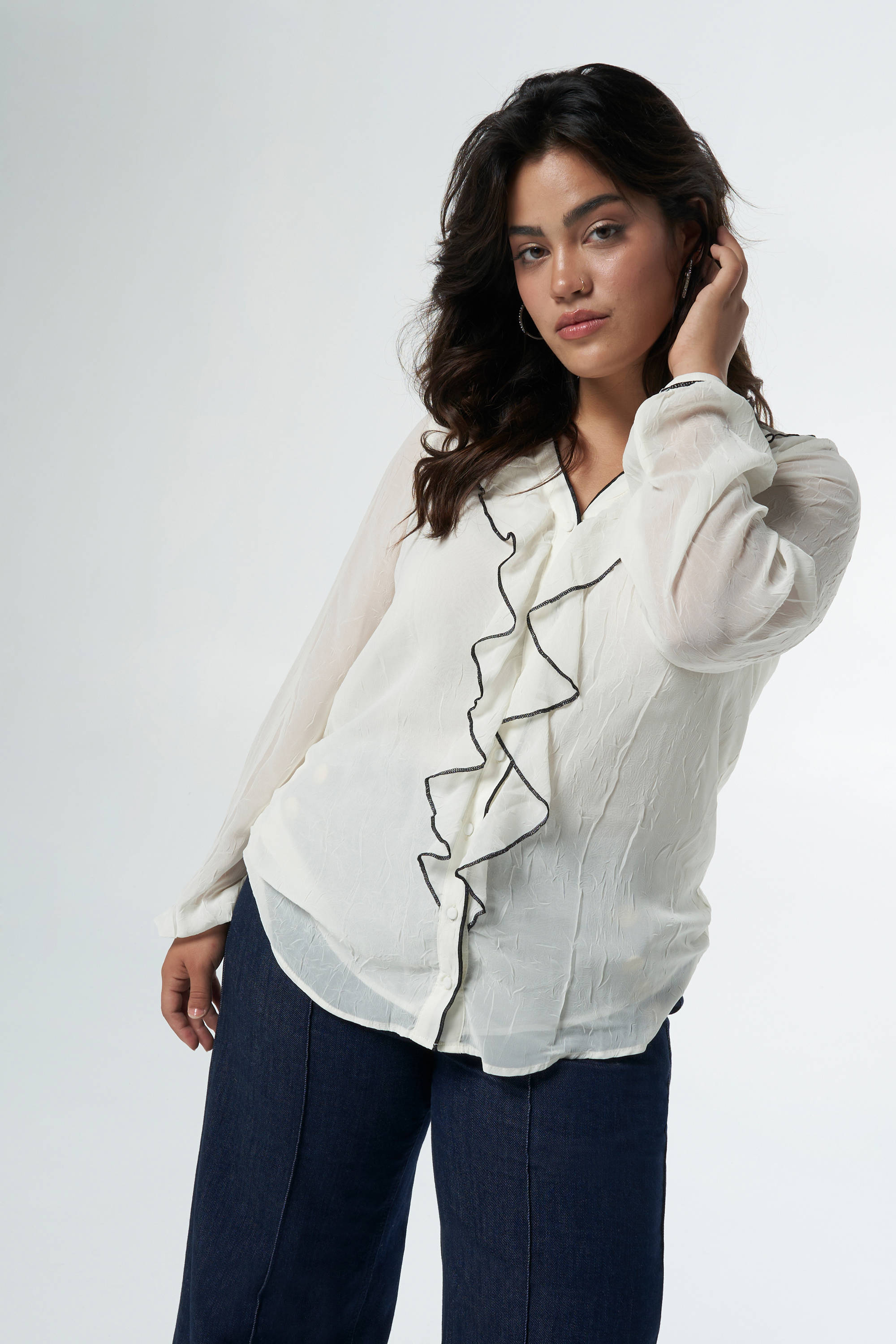 MS Mode blouse cream