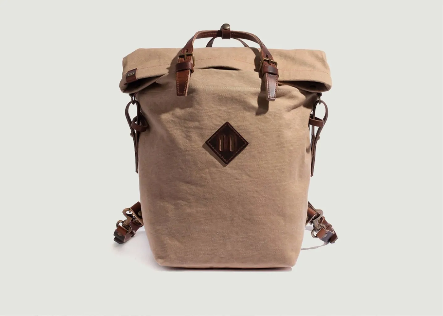 Sac à dos en toile Woody S Bleu de Chauffe