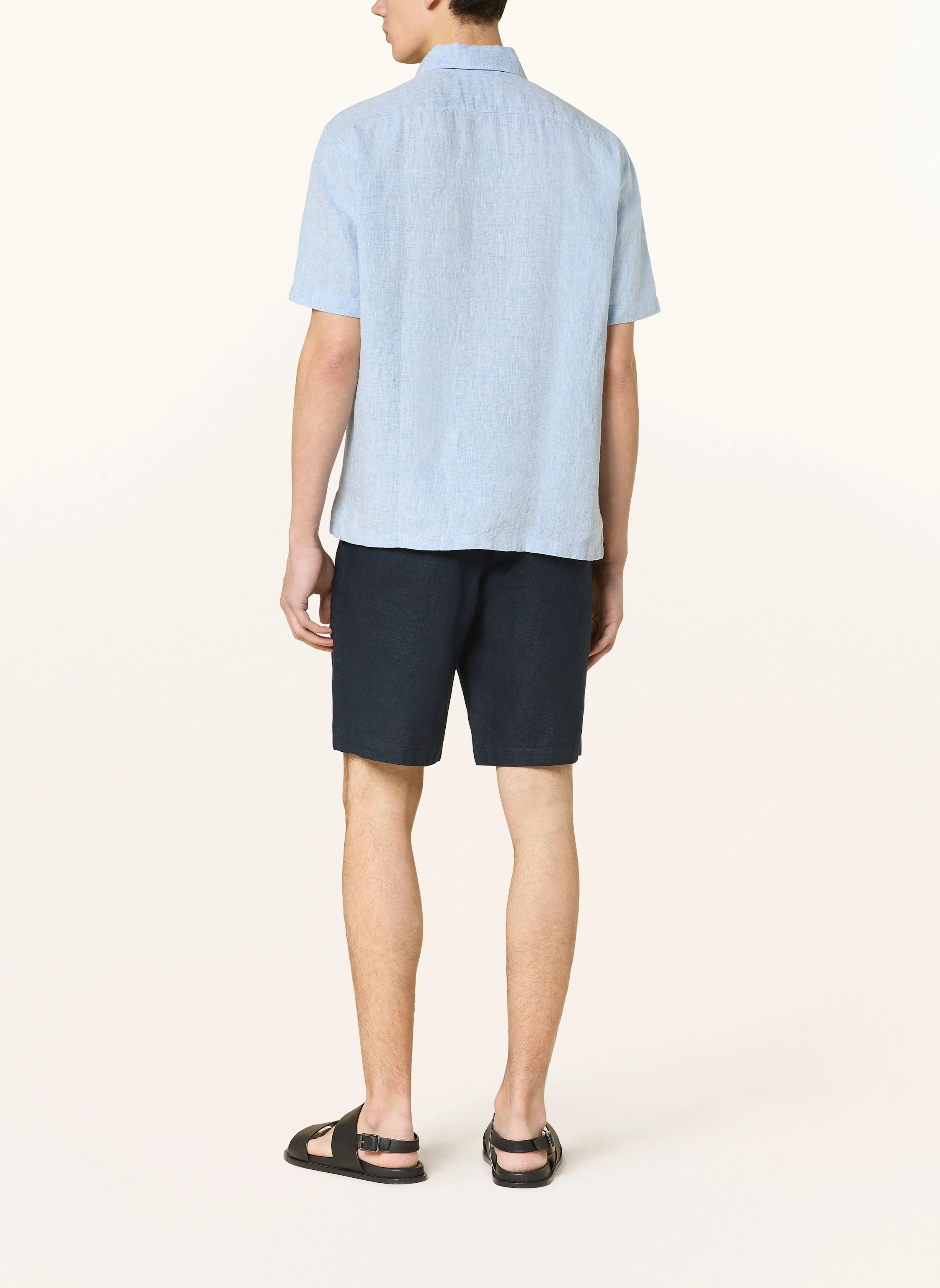 Marc O'Polo Kurzarm-Hemd Regular Fit aus Leinen