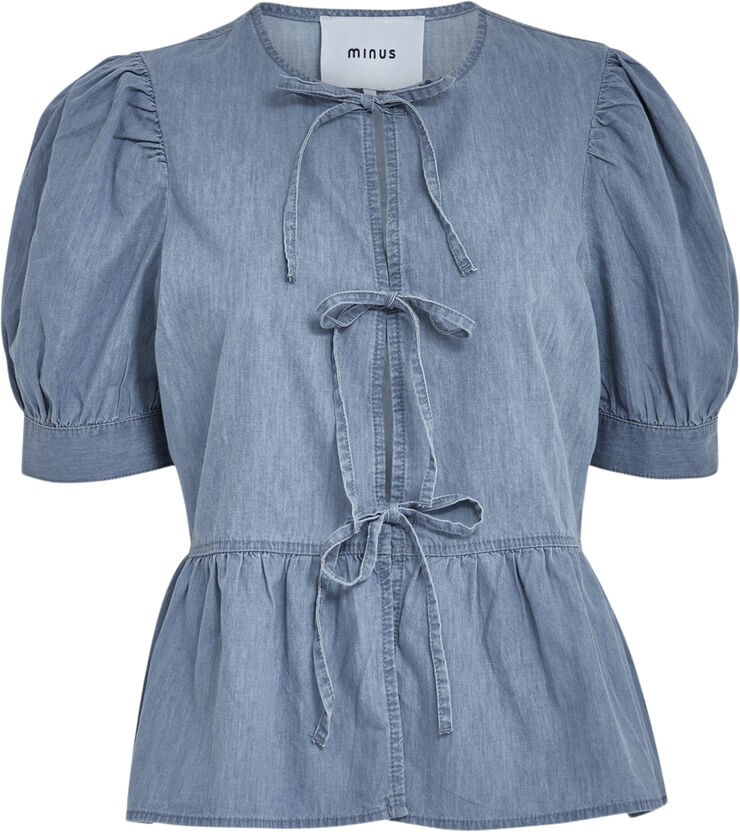 Minus MSFelicia Tie Shirt Light denim