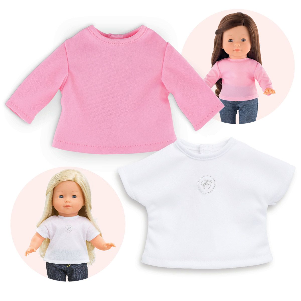 2 tee-shirts Ma Corolle