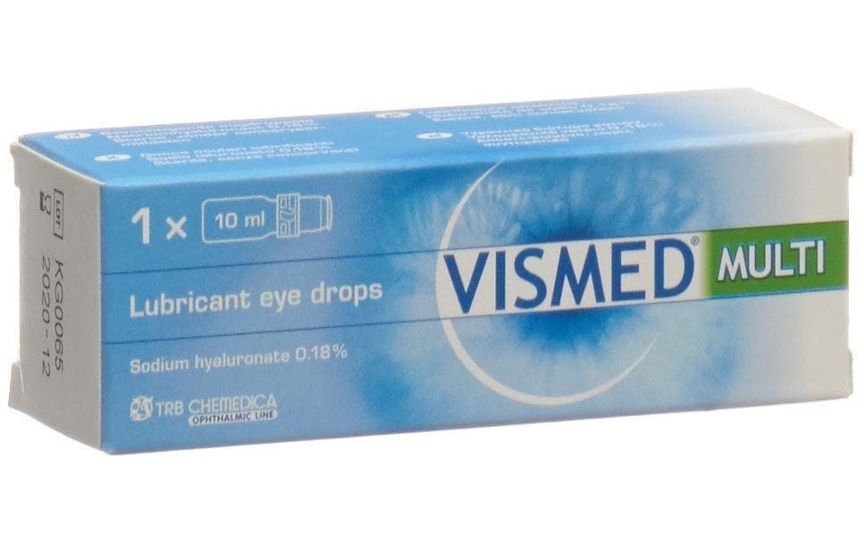 Augentropfen Multi 0.18% Hyaluronsäure 10 mlBenetzende Augentropfen