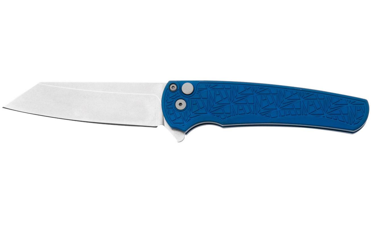Pro-Tech Malibu 5405-BLUE-NEXUS CPM MagnaCut Reverse Tanto Blue Aluminum, zakmes