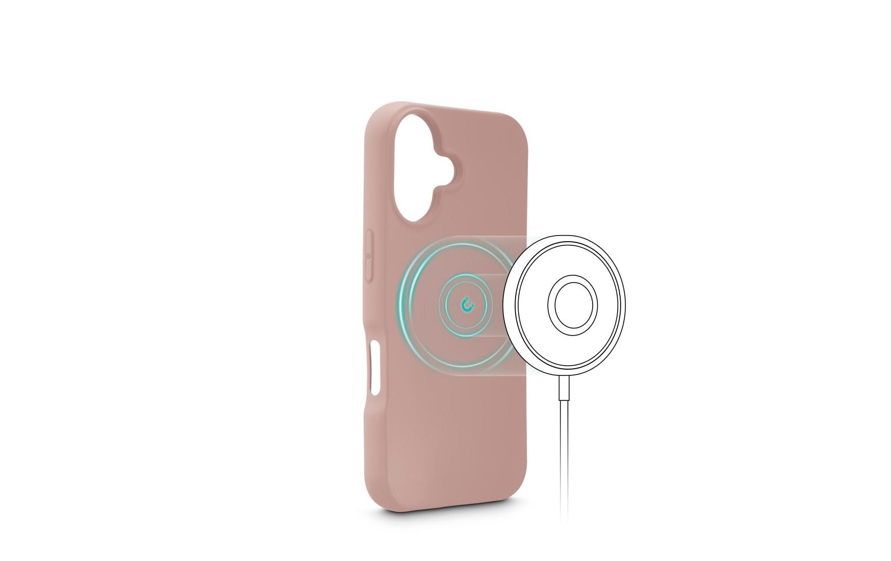 Back Cover MagCase Fantastic Feel Nude für iPhone 16Hama Fantastic Feel Handy-Schutzhülle 15.5 cm (6.1