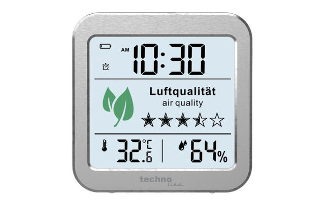 Technoline Luftgüte-Monitor zur Überwachung der Raumluftqualität