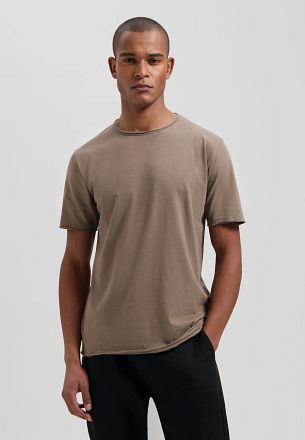 Dstrezzed Mc Queen T-shirt Melange Bruin Groen 202274-SS24-213 kopen