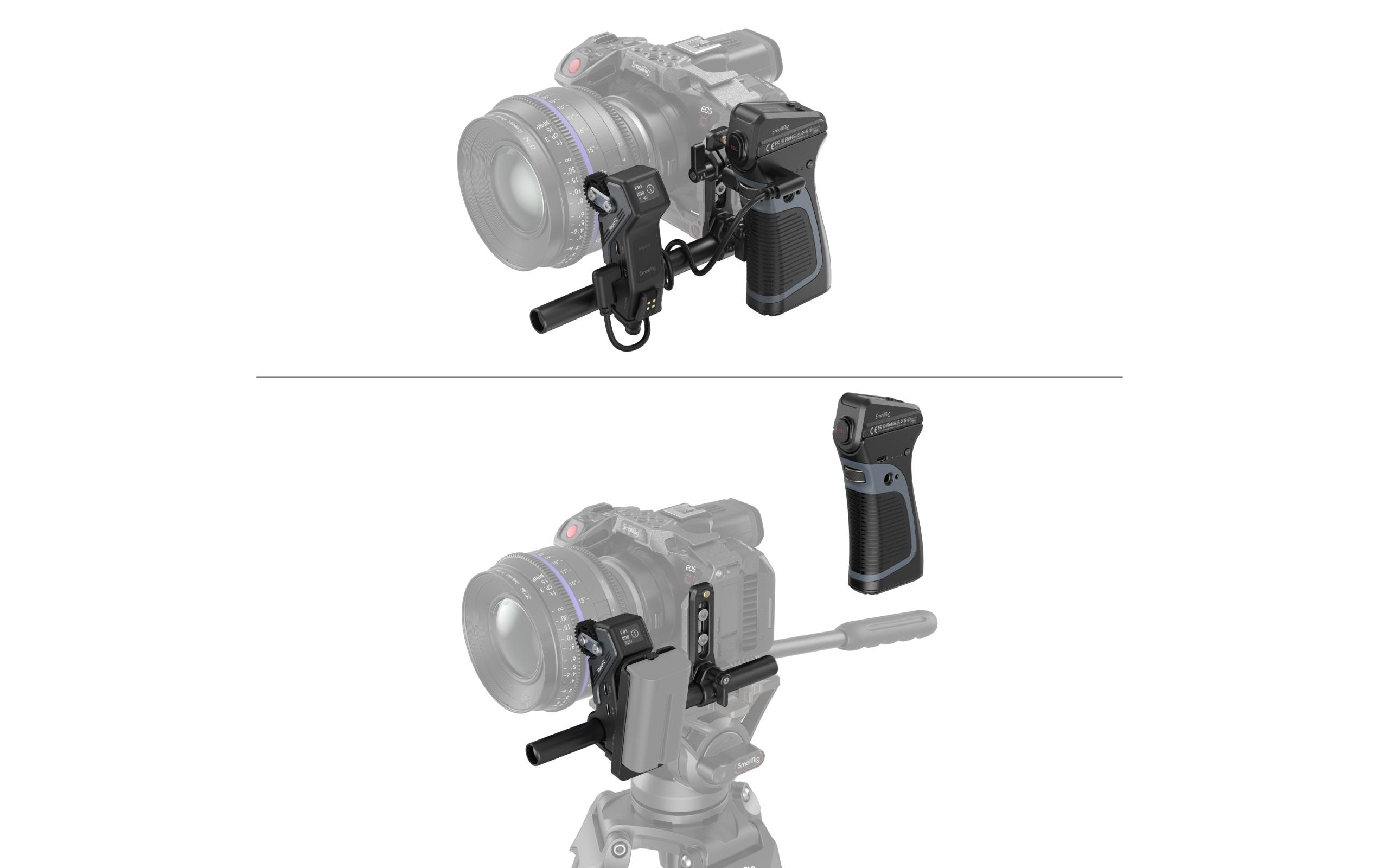 MagicFIZ Wireless Follow Focus Handgrip Kit<br>Präziser und latenzarmer Follow Focus für Videoaufnahmen
