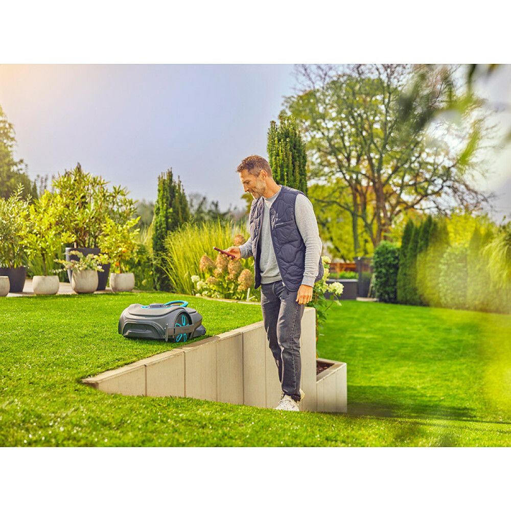 ROBOTGRESSKLIPPER GARDENA SMART SILENO FREE 1200M²
