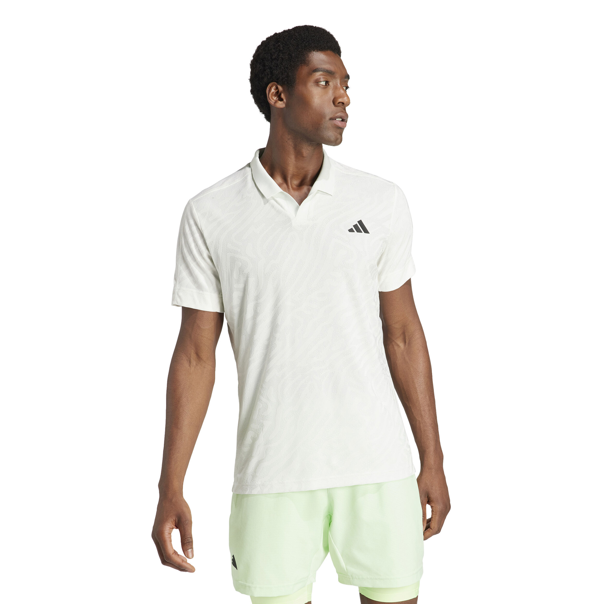 adidas Pro Polo Hommes - Crème