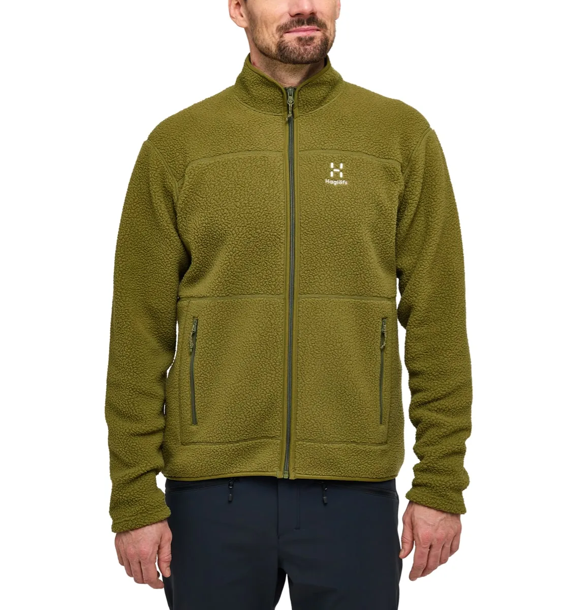Haglöfs Men's Mossa Pile Jacket Olive Green