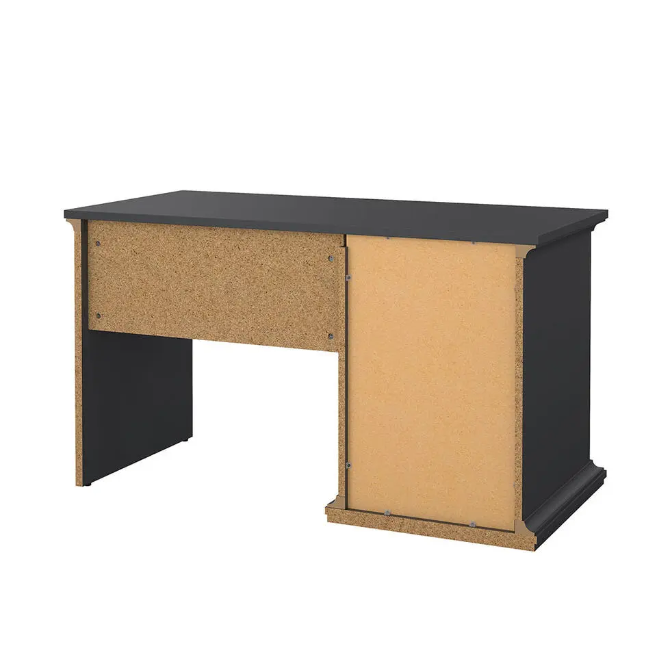 Hioshop Venedig bureau 3 lades mat grijs