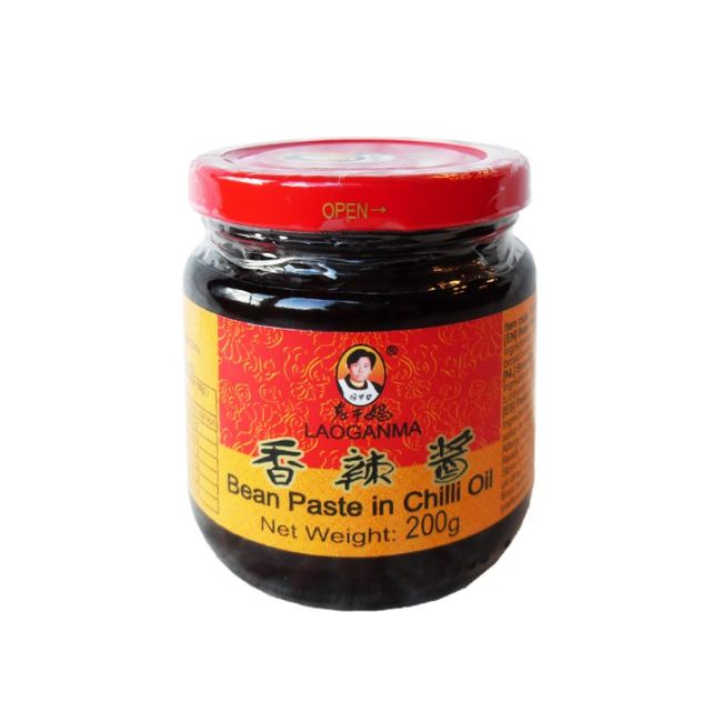 Lao Gan Ma Old Mother Bonenpasta in Chili Olie 200g