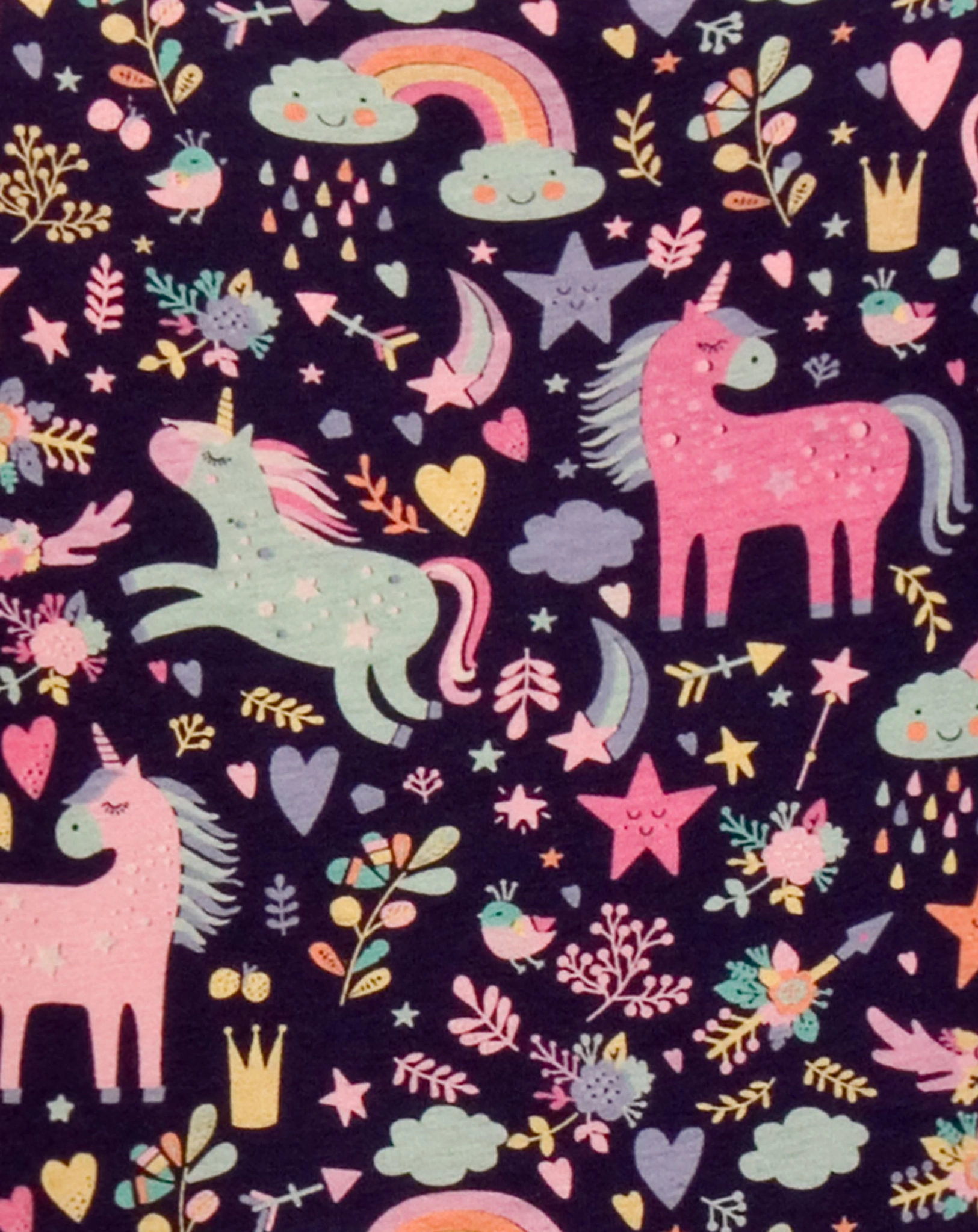 Kleid HAPPY UNICORN ärmellos mit Haarband in navy