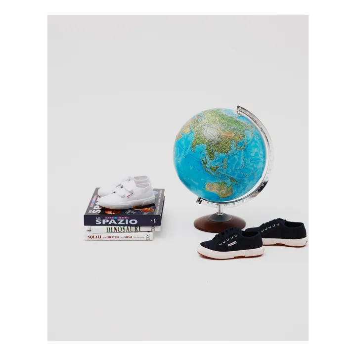 Superga Baskets Scratchs Coton Basse | Blanc