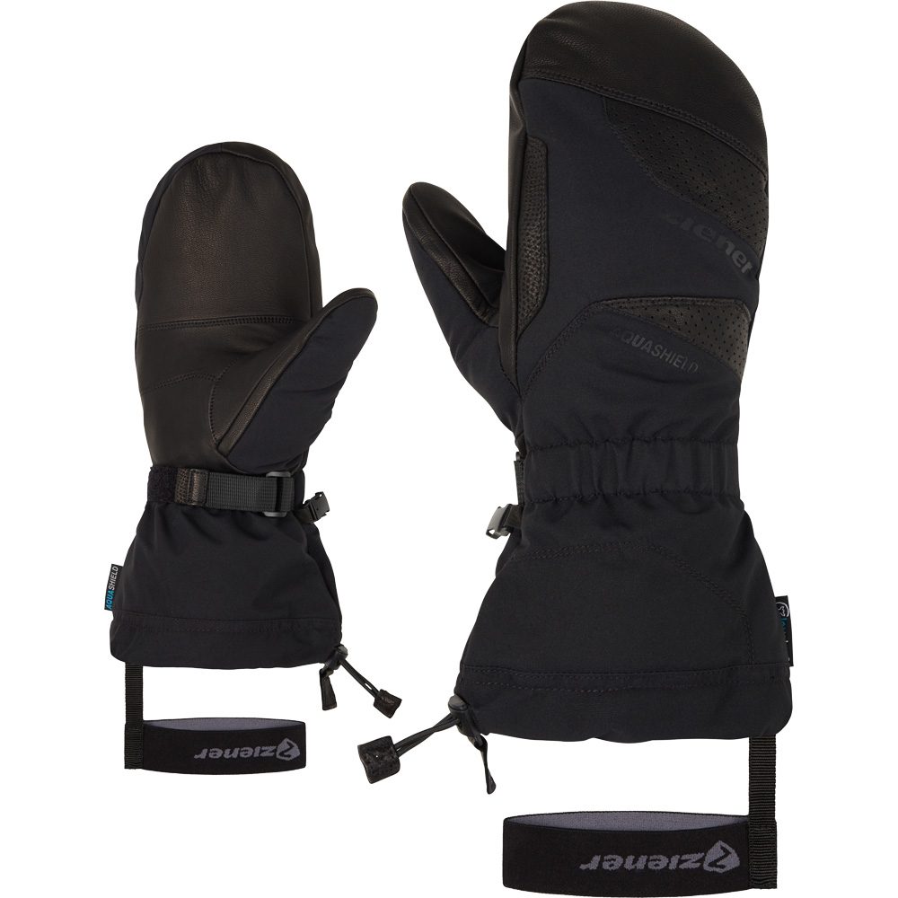 Ziener Gaikus AS® AW Mitten Skifäustlinge Herren schwarz