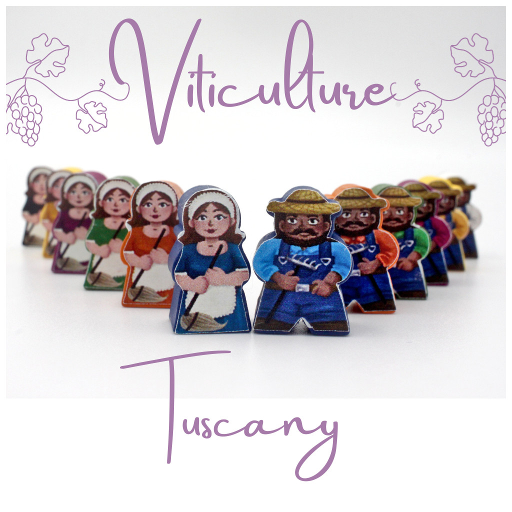 Viticulture Toscane - Set d'autocollants