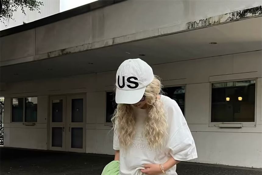 Femilina - Shorts met trekkoord en letters