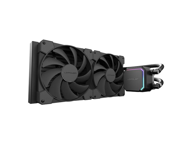 LC-Power Wasserkühlung LC-CC-280-B CPU-Flüssigkühlung für viele moderne Prozessoren