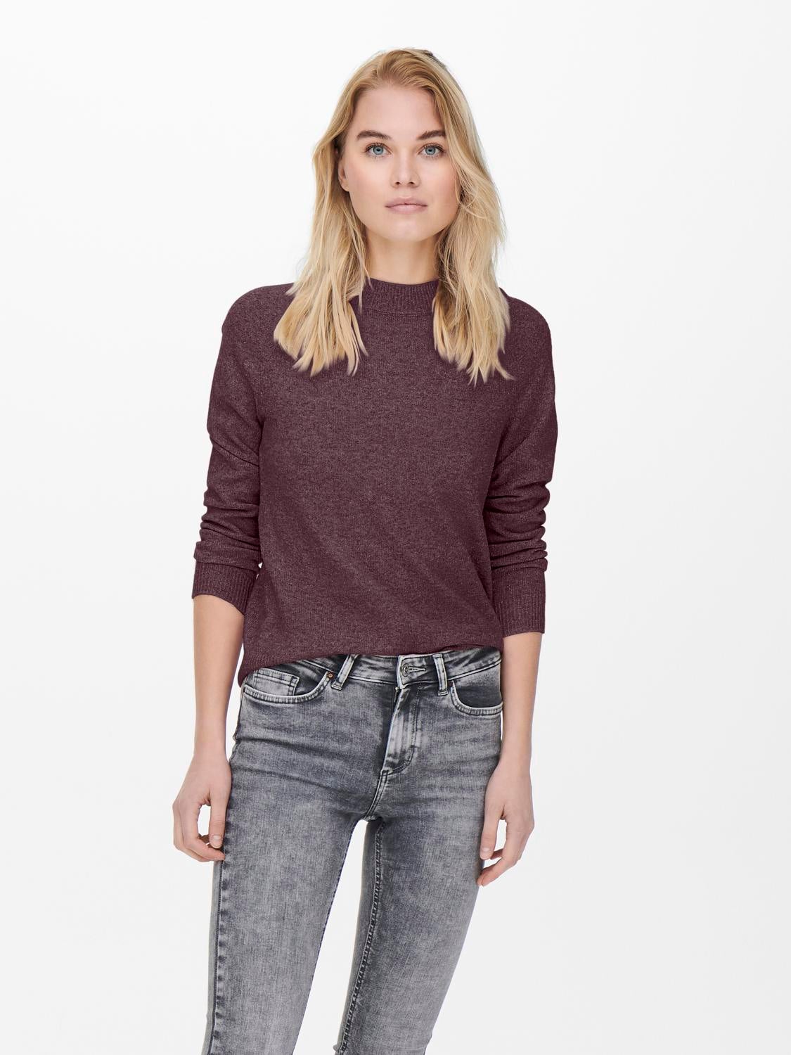 ONLRICA Strickpullover Rose Brown