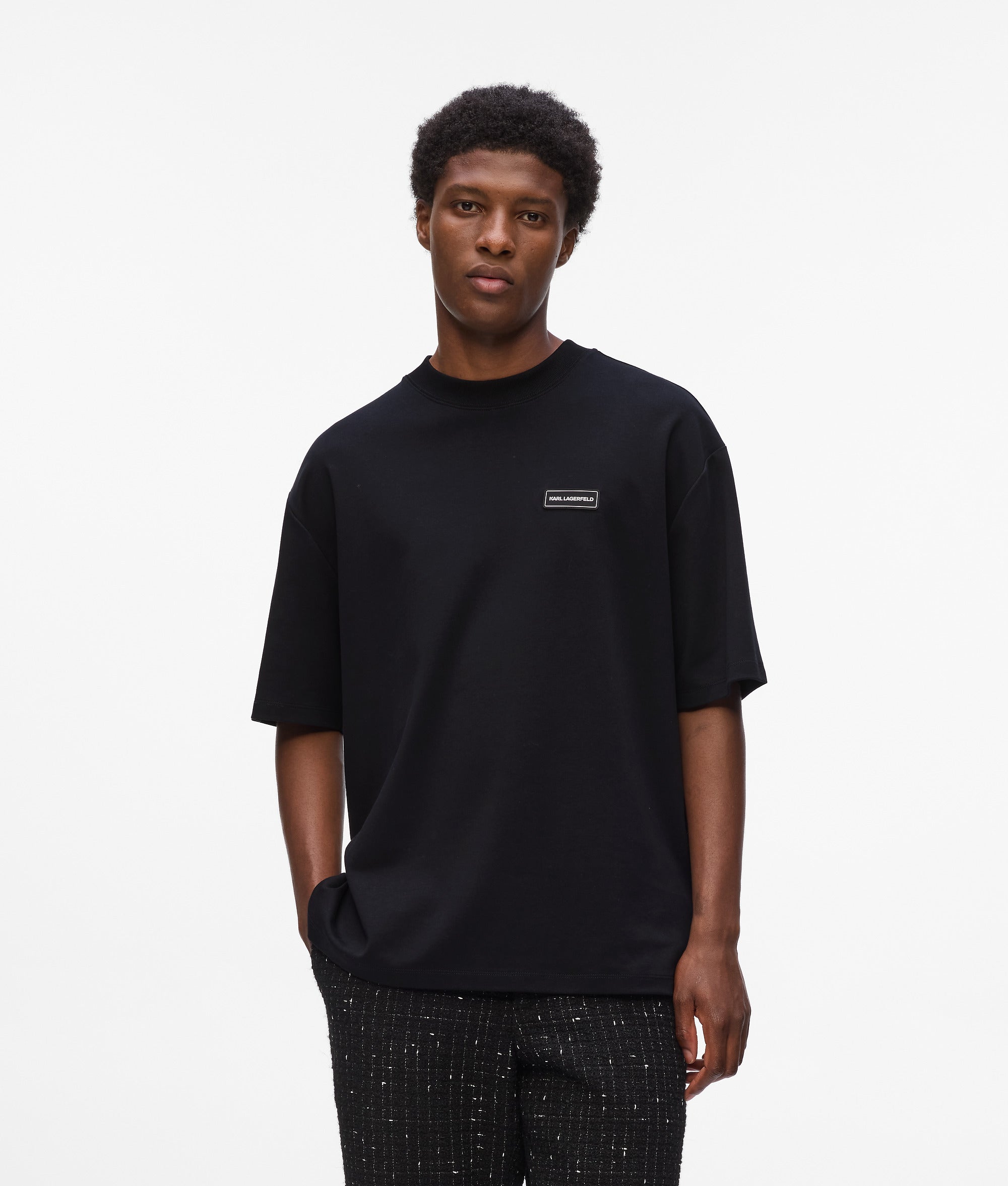 T-shirt met logopatch