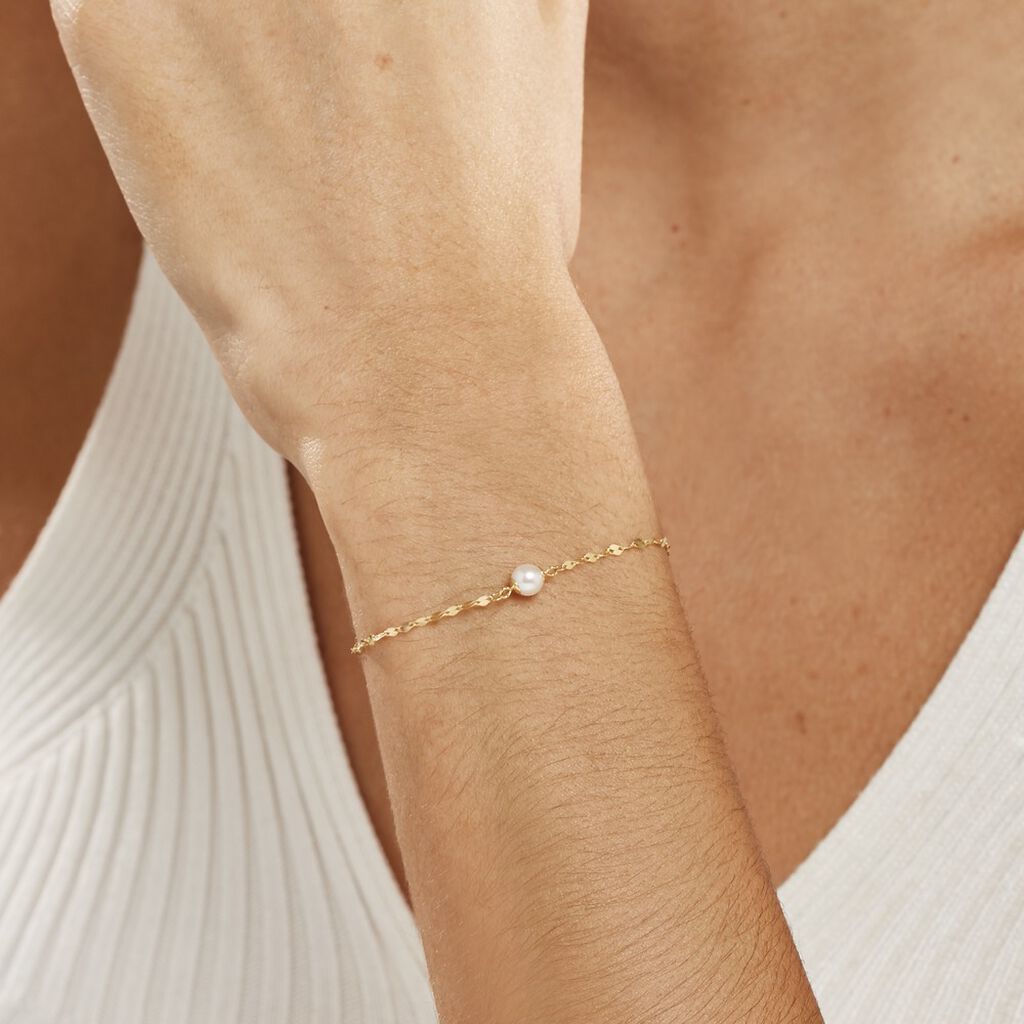Bracelet Paolina Or Jaune Perle De Culture