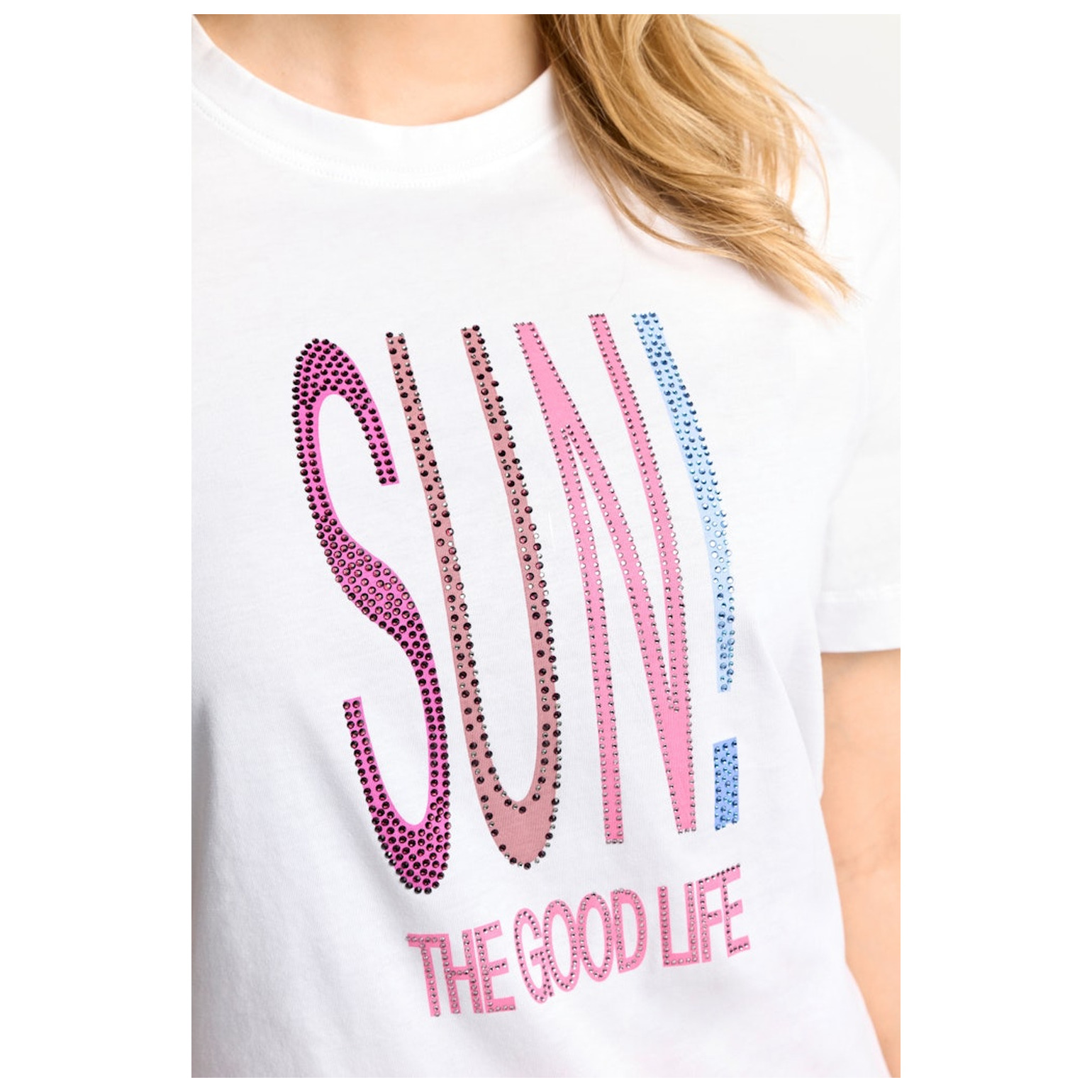Rich & Royal Elegant Fit T-Shirt SUN Print