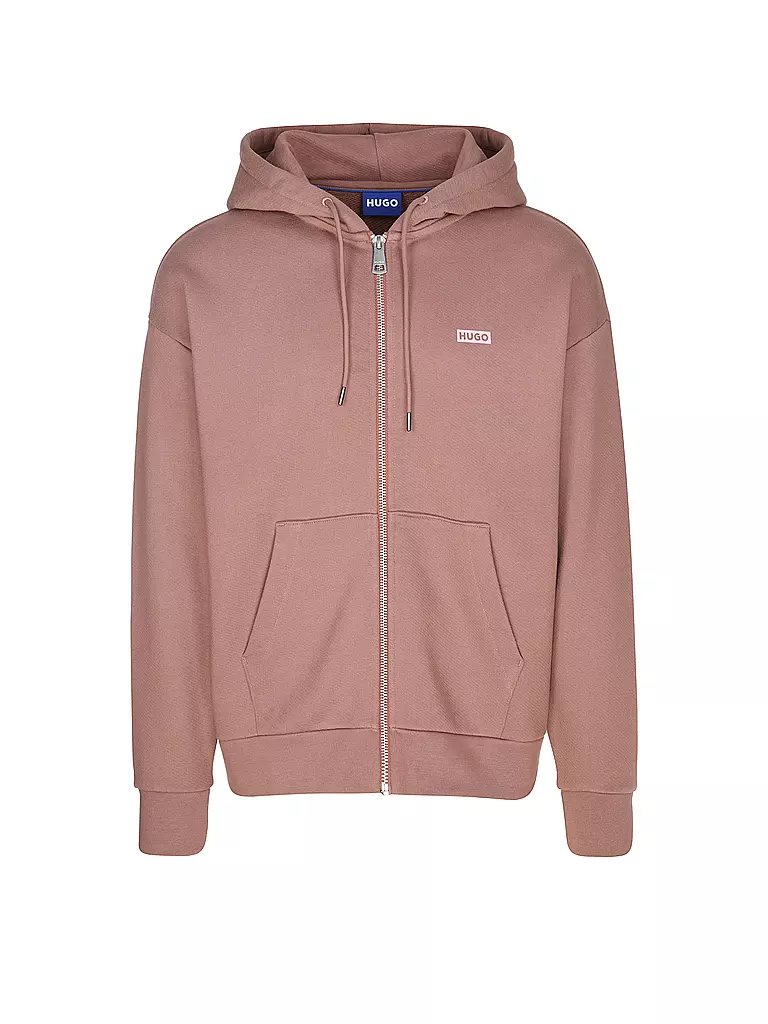 HUGO Kapuzensweatjacke NARDIMEZ braun